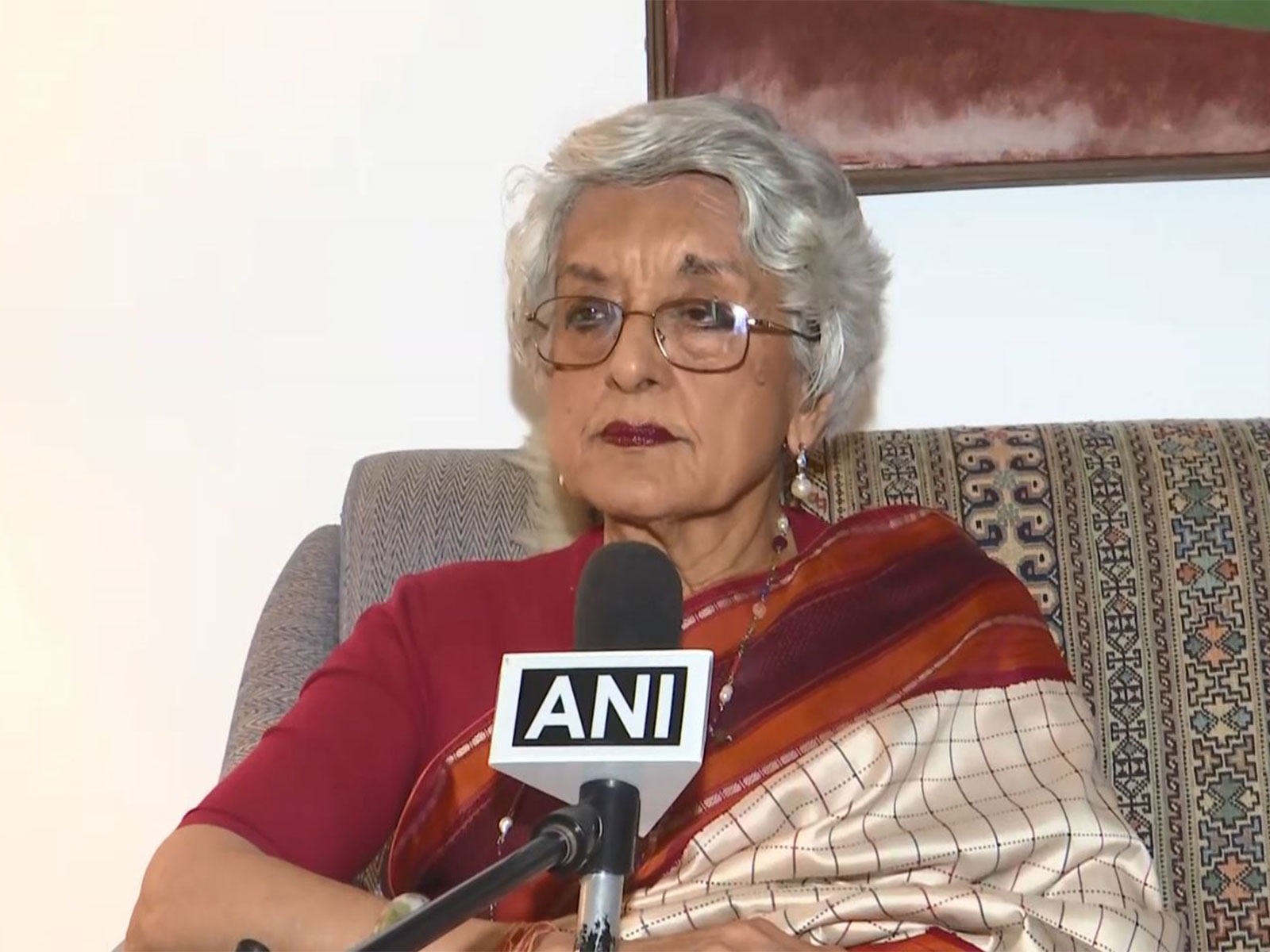 Former Indian diplomat Veena Sikri (Photo/ANI)