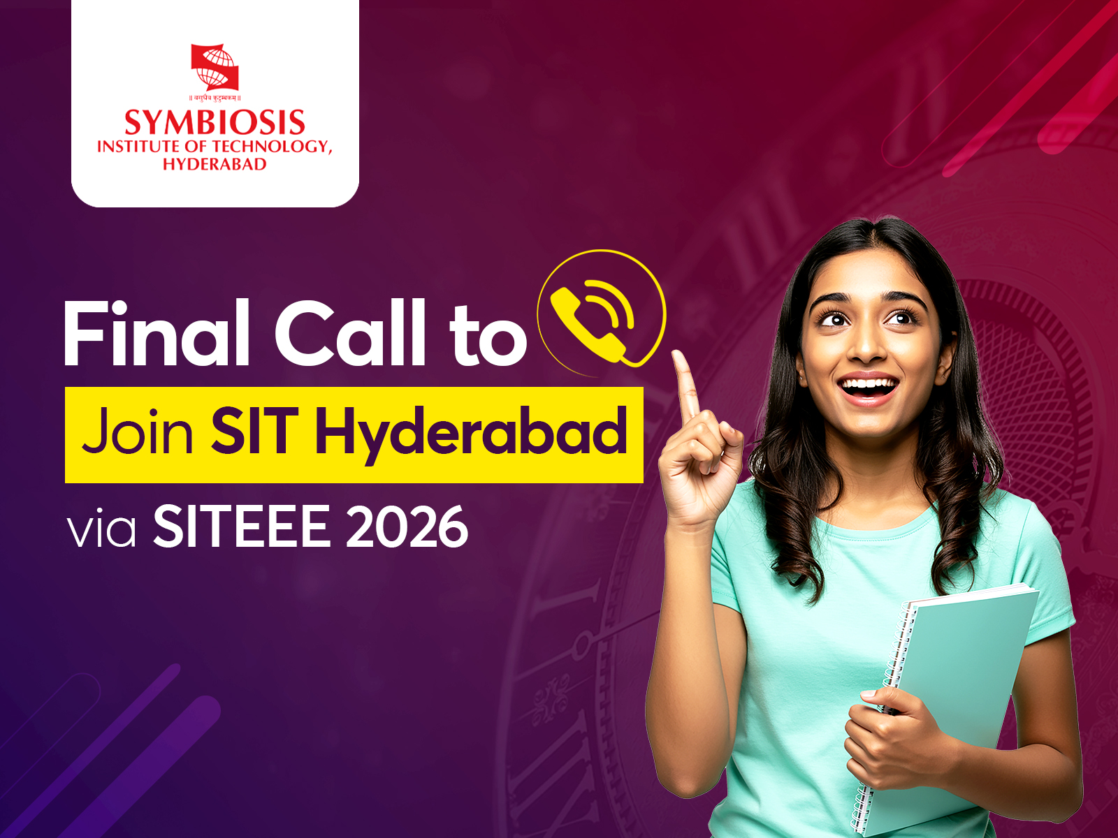 Admissions closing at SIT Hyderabad through SITEEE 2026