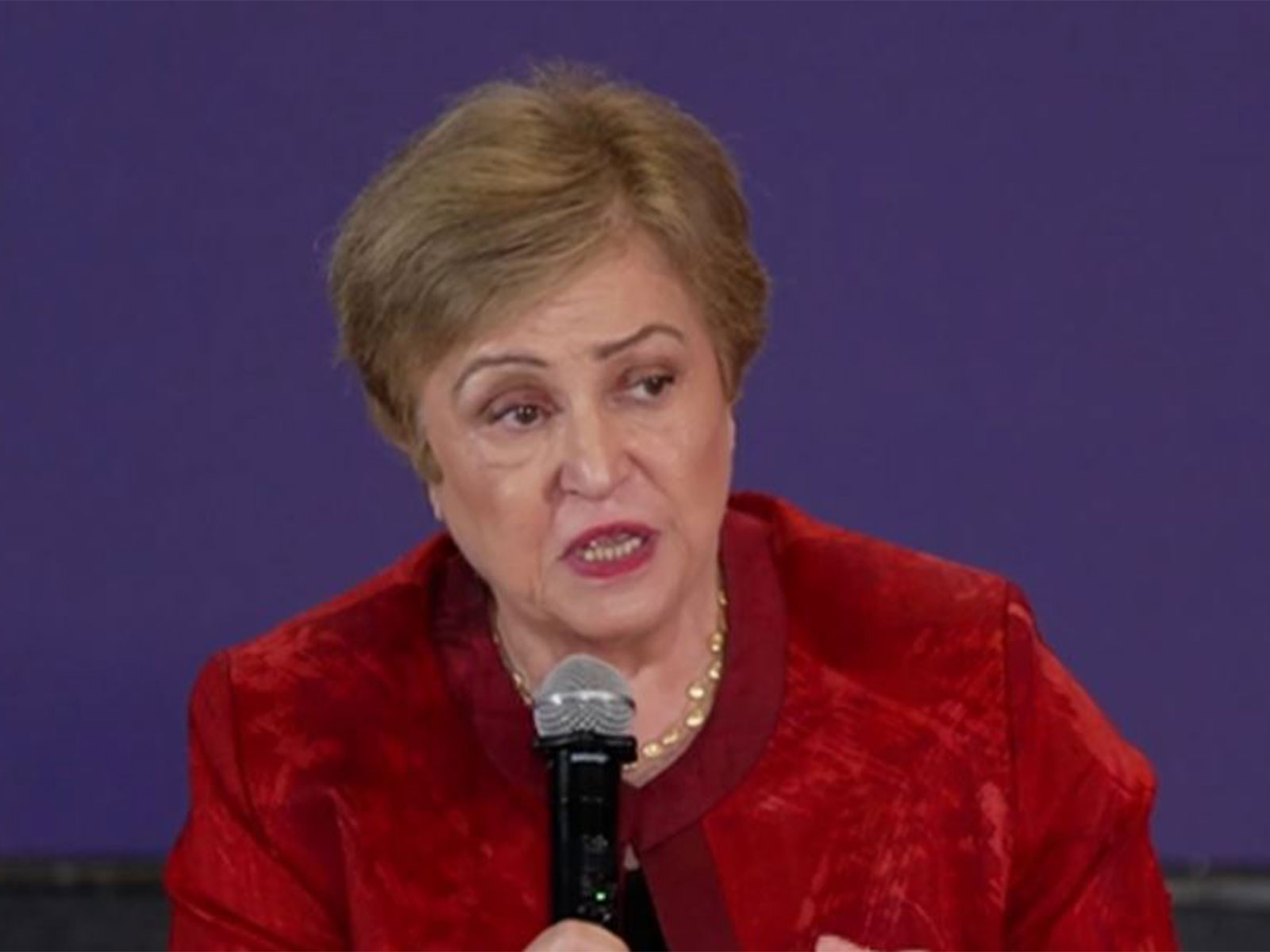 IMF Managing Director, Kristalina Georgieva. (Photo: Youtube/IndiaAI)