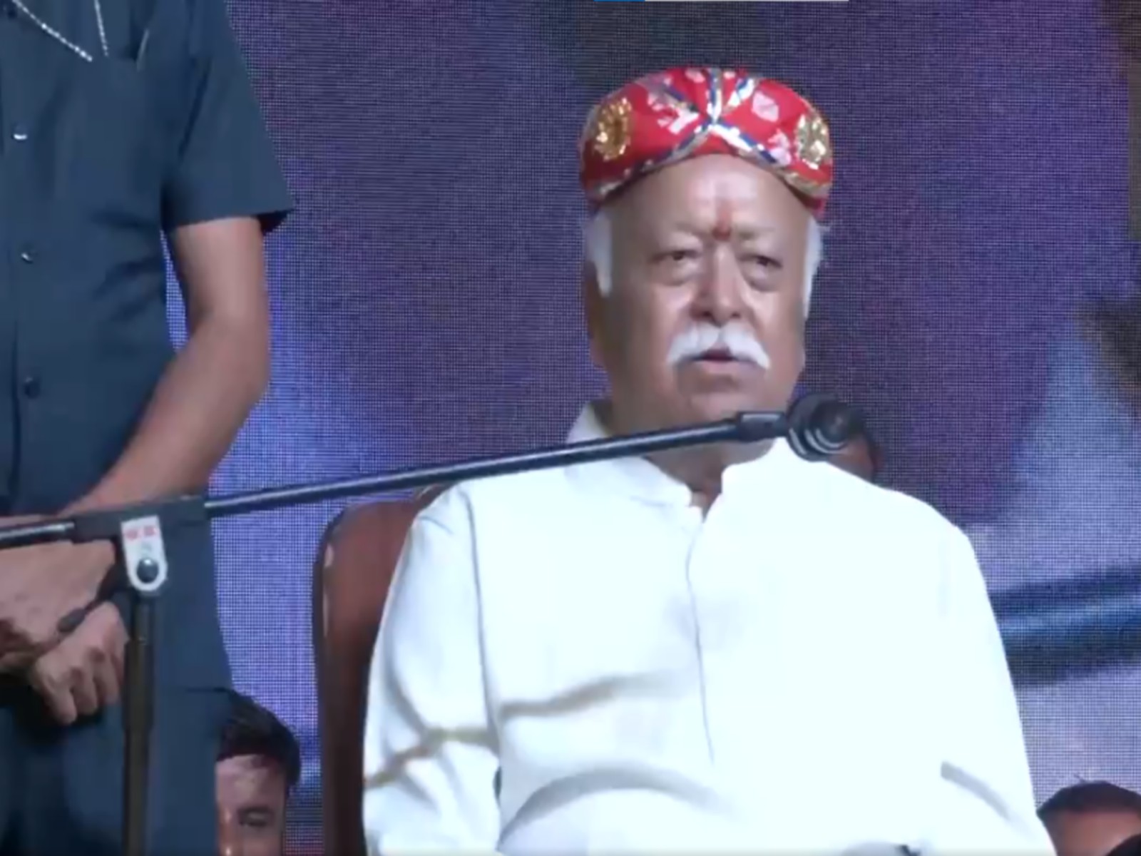 Rashtriya Swayamsevak Sangh (RSS) chief Mohan Bhagwat (Photo/ANI)