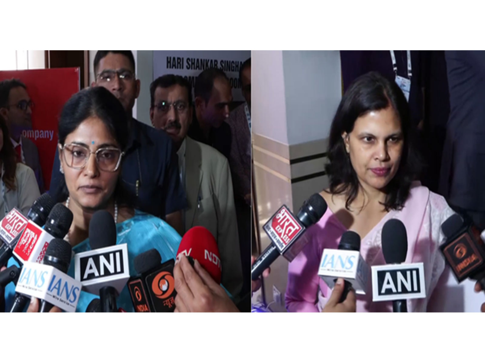 Anupriya Patel Mos Health; Punya Salila Srivastava-Secretary Ministry of Health (Photo/ANI)