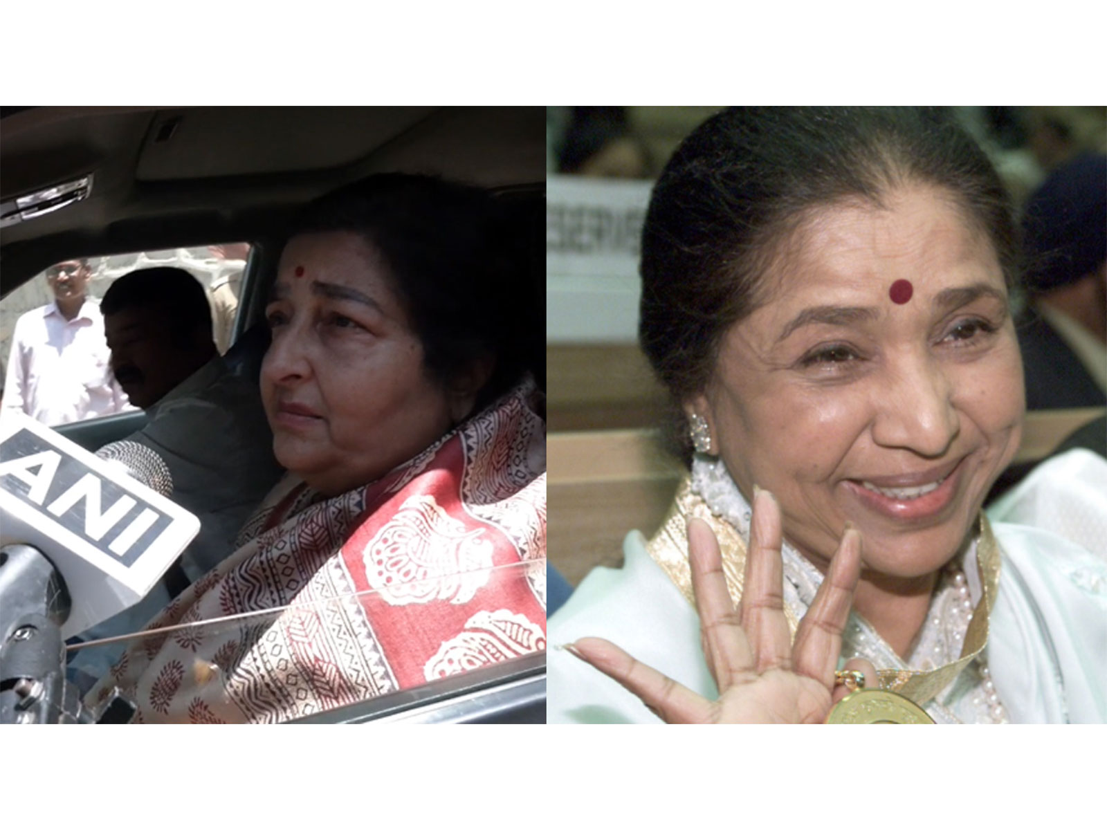 Anuradha Paudwal, Asha Bhosle (Photo/ANI, Reuters)
