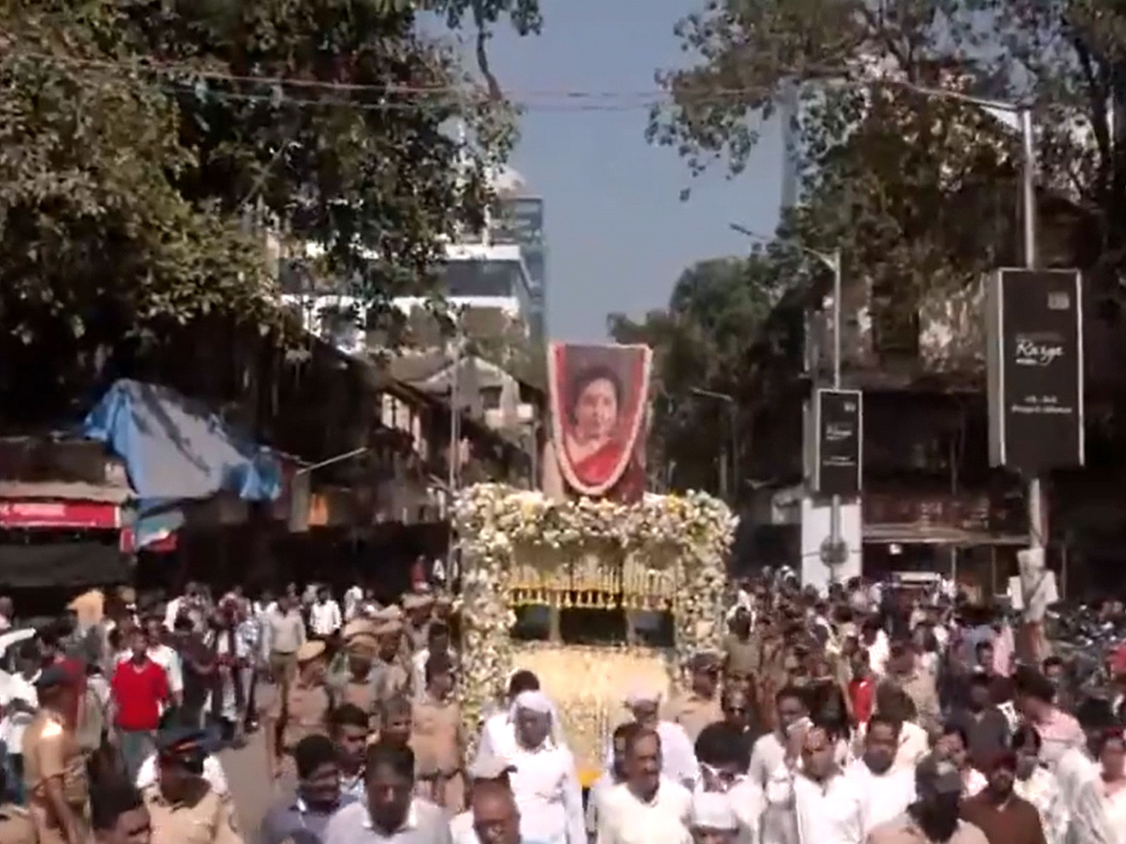People gathered on the streets (Photo/ANI)