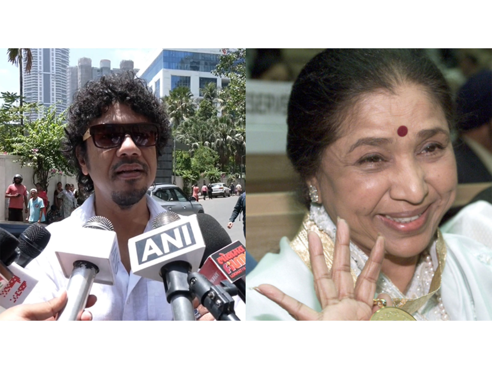 Papon (Photo/ANI) Asha Bhosle (Photo/Reuters)