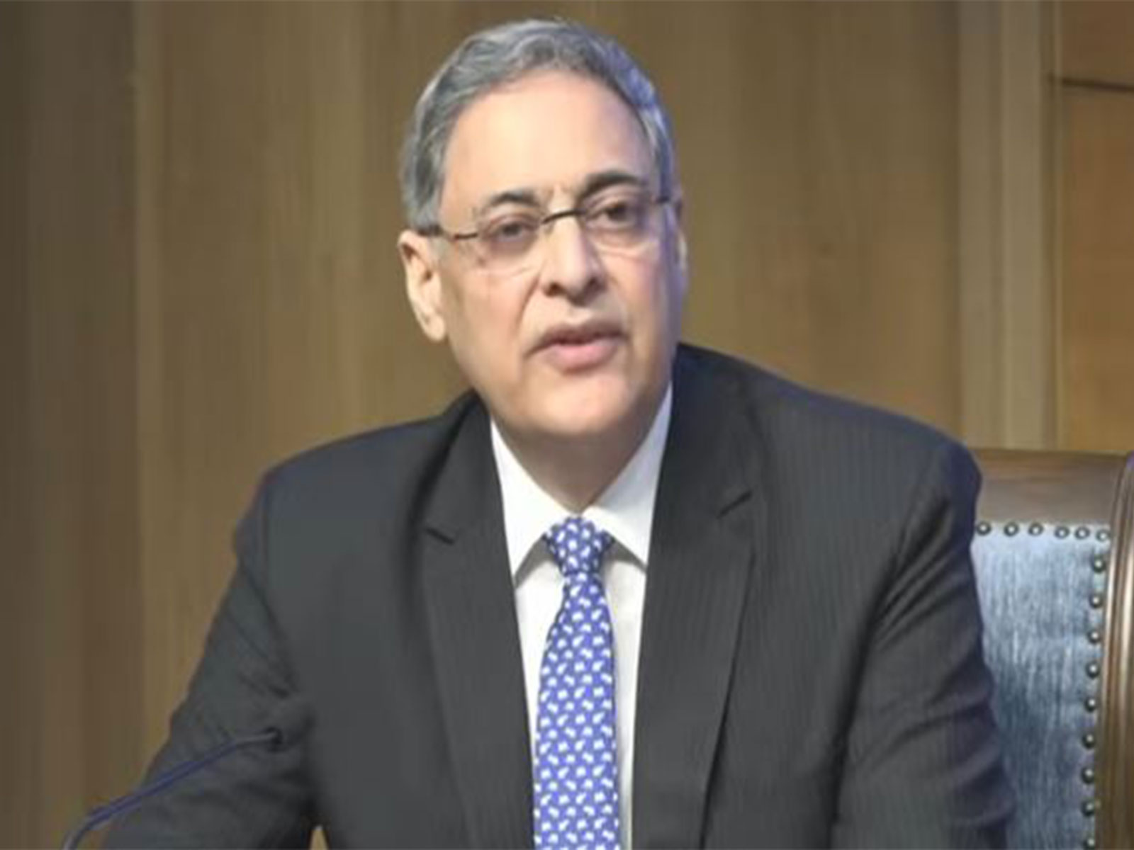 Aseem R. Mahajan, Joint Secretary (Gulf) at the Ministry of External Affairs (Photo/ Youtube @PIBIndia)