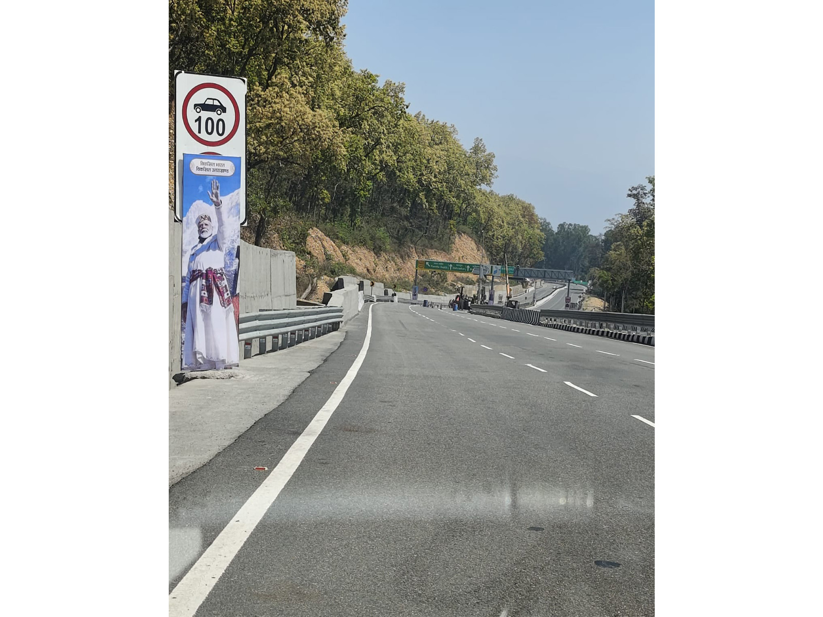 The 213 km long six-lane access-controlled Delhi-Dehradun Economic Corridor has been developed at a cost of over Rs 12,000 crore, as per the govt. (Photo/ANI)