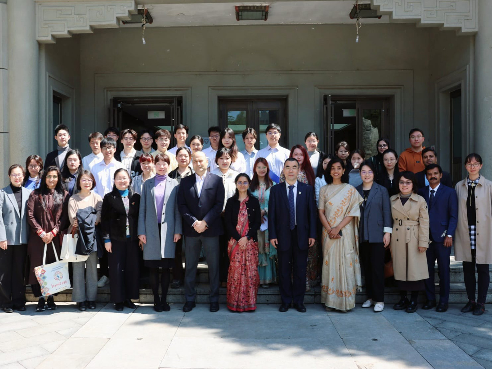 Indian delegation interacts with Beijing Foreign Studies University authorities (Photo/ X@EOIBeijing)