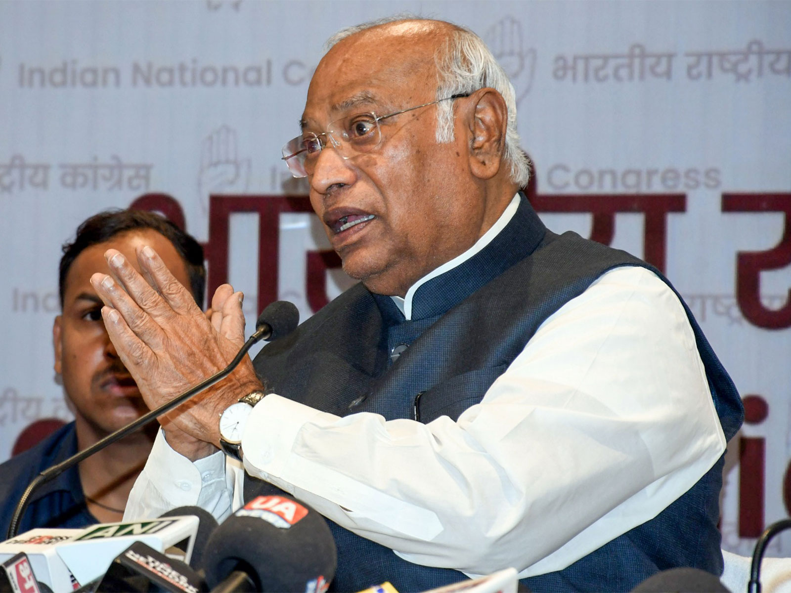 Congress president Mallikarjun Kharge (Photo/ANI)