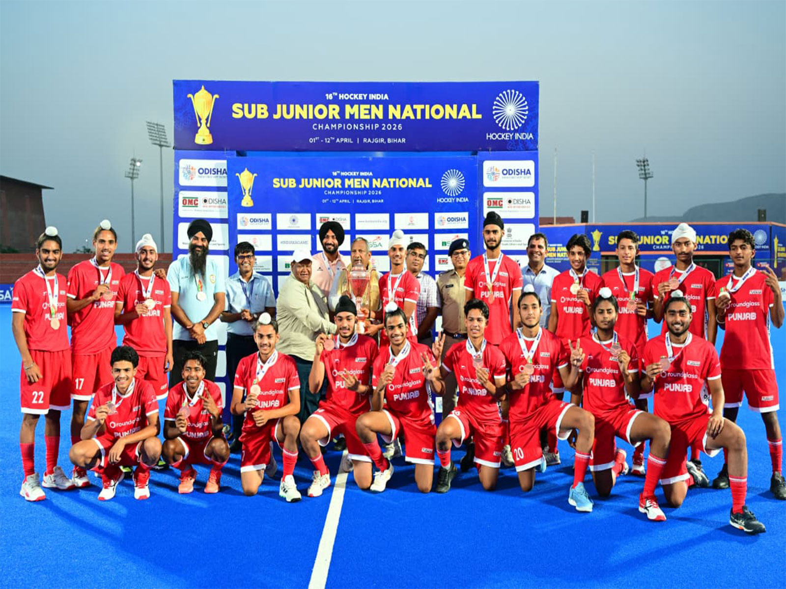 Uttar Pradesh Hockey team (Photo: Hockey India)