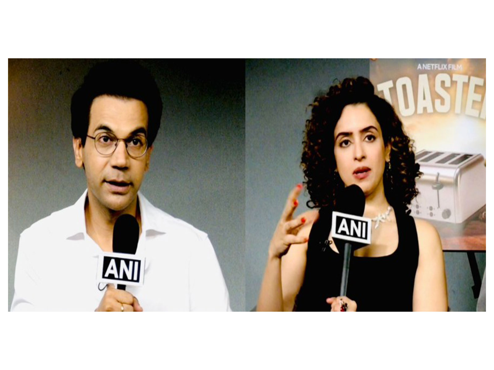 Rajkummar Rao, Sanya Malhotra (Photo/ANI)