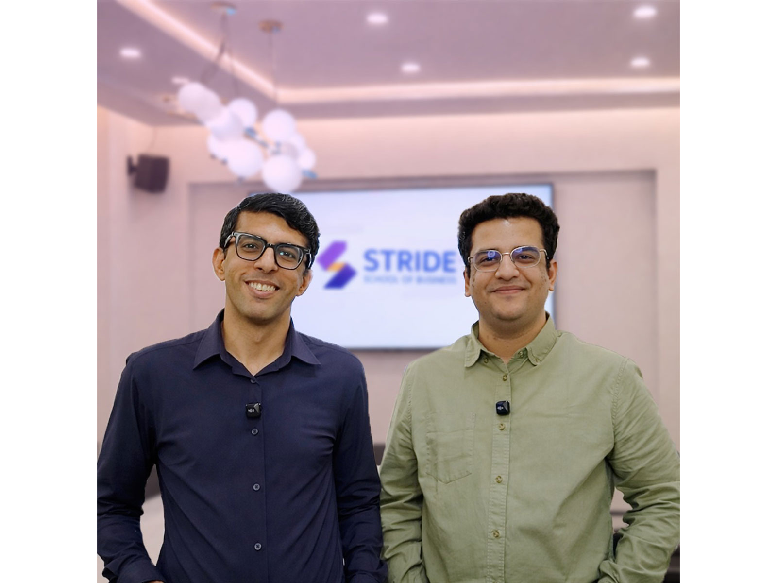 Piyush Nangru, Founder, and Anmol Jain, Founding Director, Lead Stride School Of Business, India's first AI-native business school