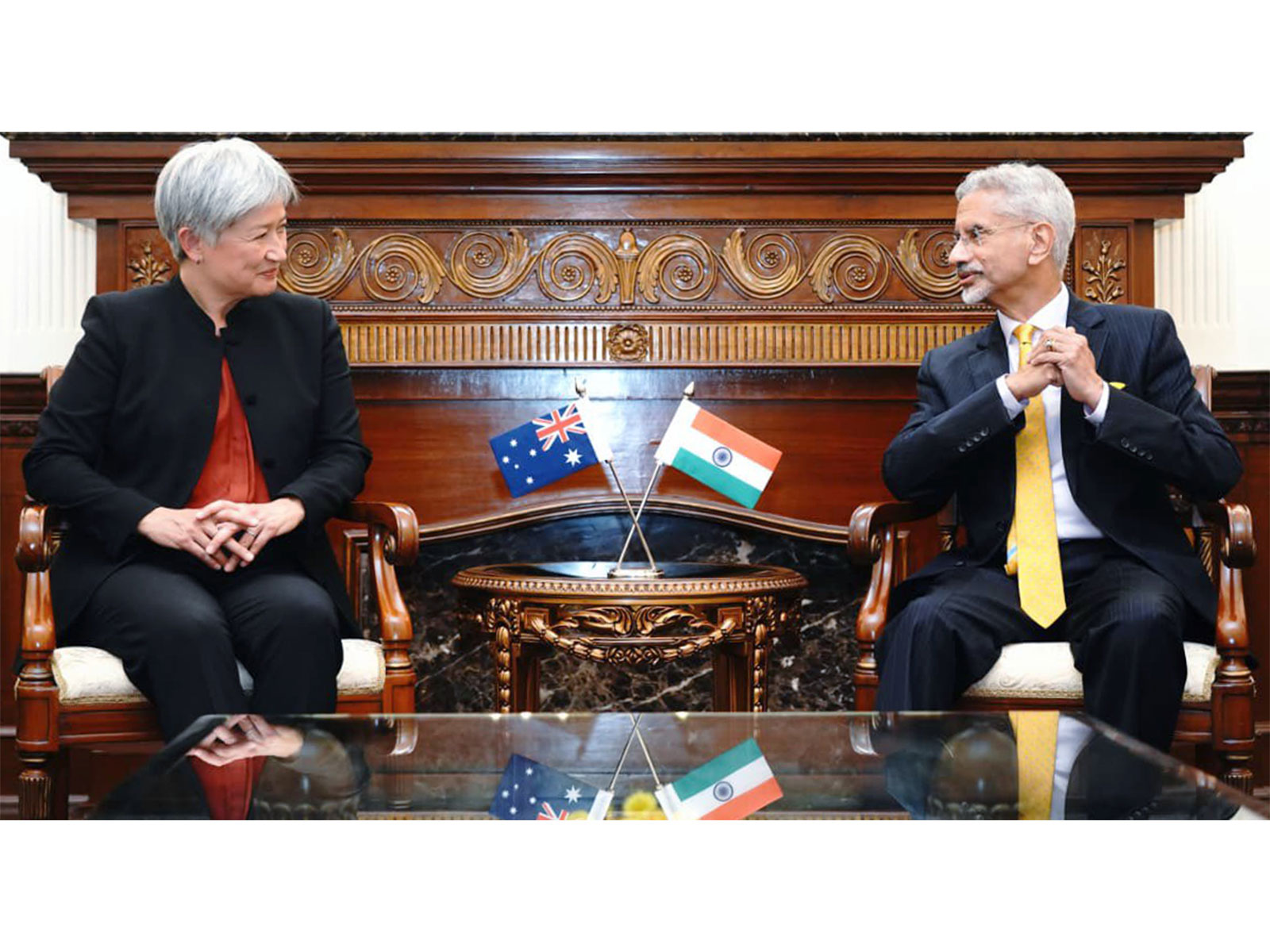 EAM Jaishakar with Australian FM Penny Wong (File Photo/ X@DrsJaishankar)