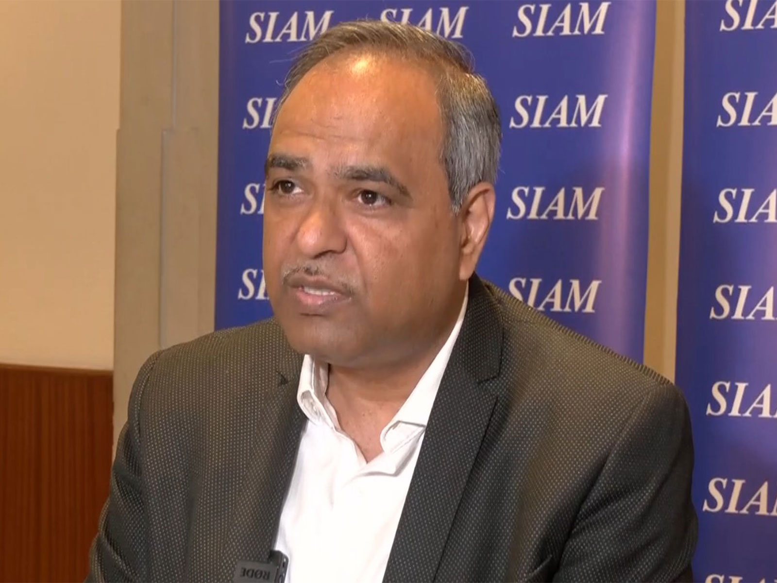 Shailesh Chandra, President, Society of Indian Automobile Manufacturers (SIAM) (Photo-ANI)