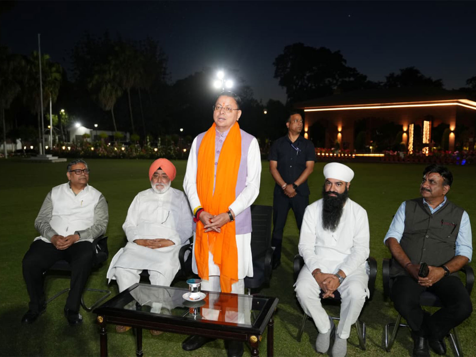 Uttarakhand CM Dhami extends Baisakhi greetings (Photo/ANI)