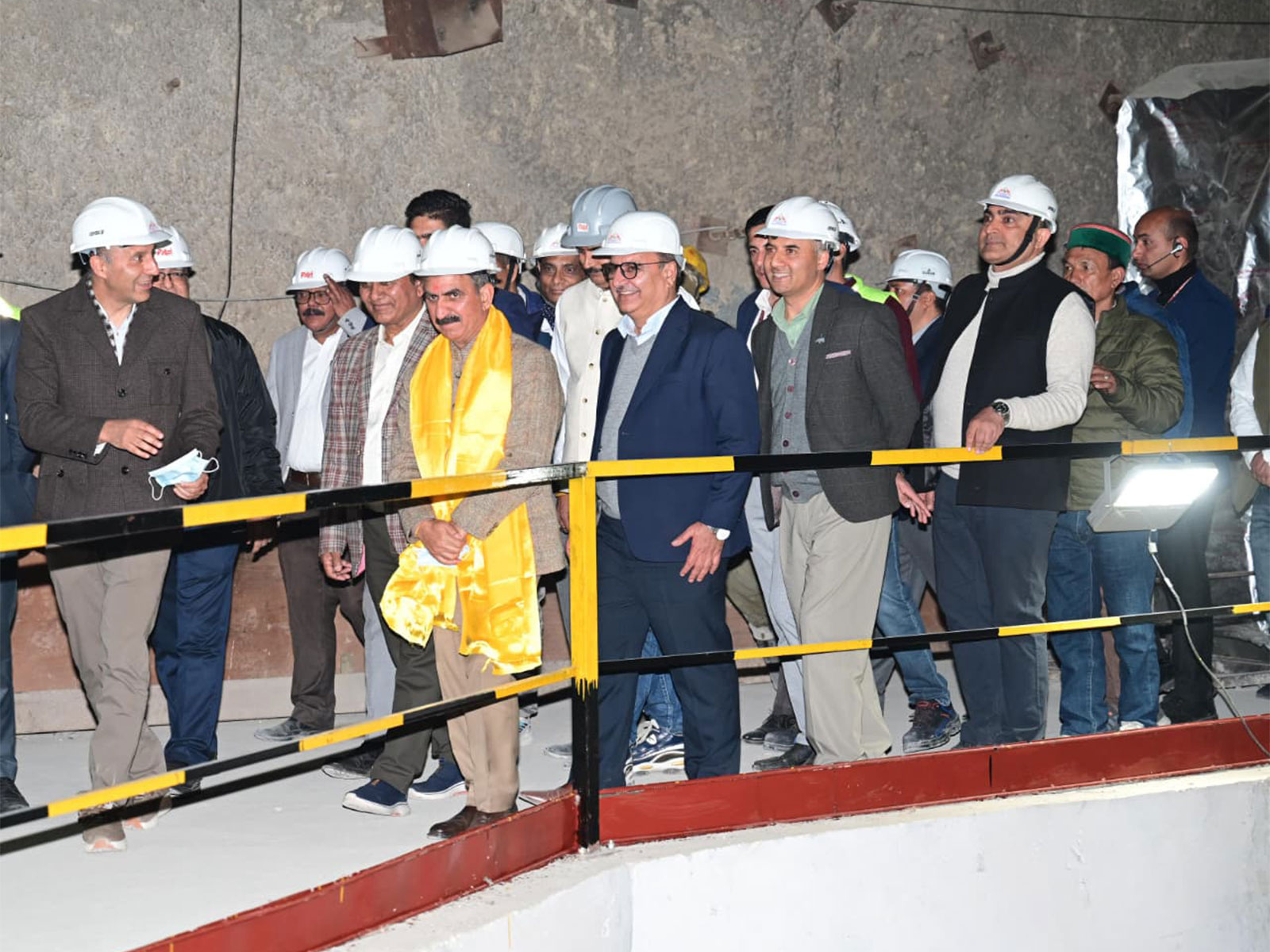 Himachal CM reviews progress of Shongtong-Karcham hydroelectric project (Photo/CMO)