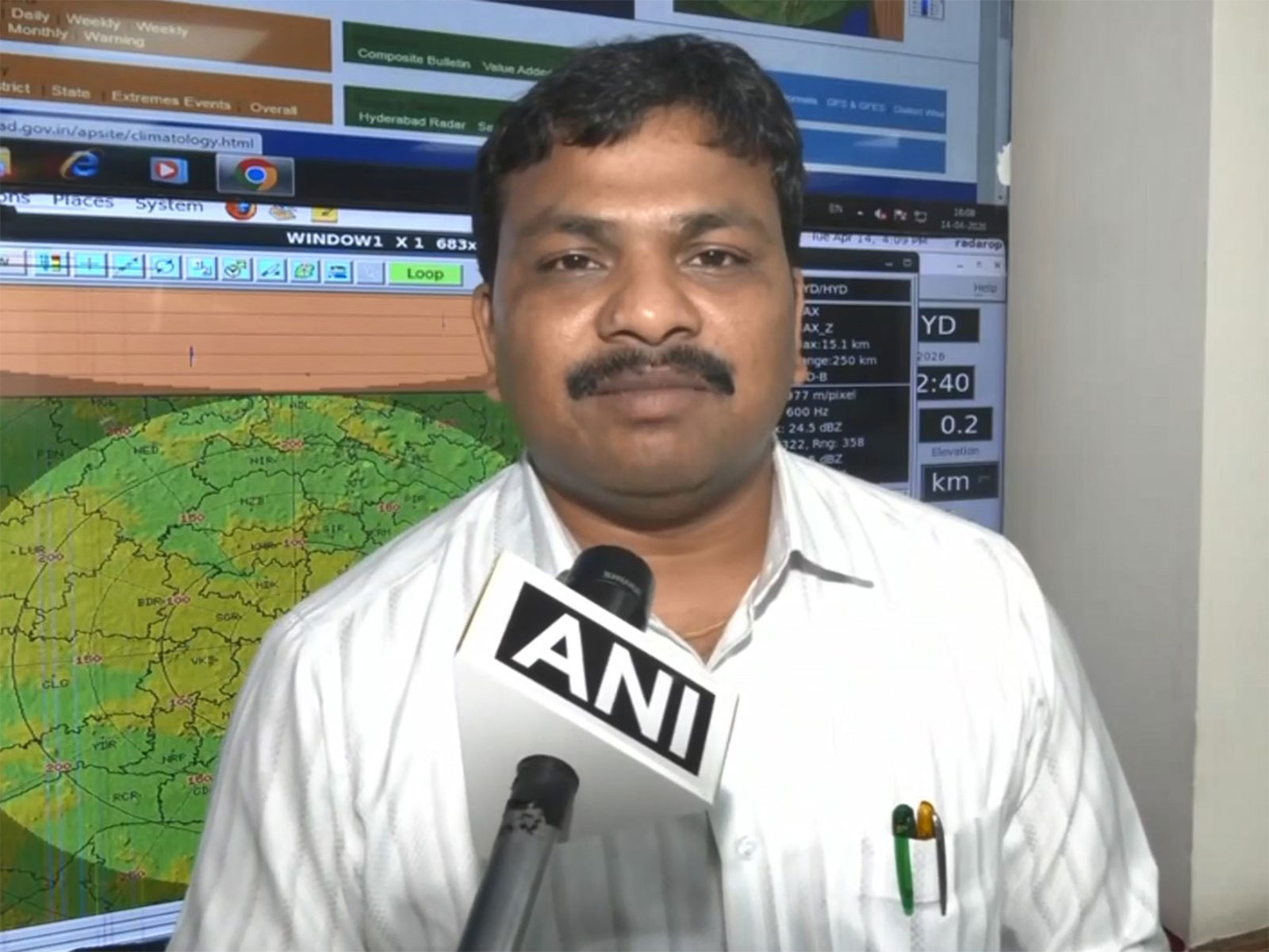 IMD Scientist Dharmaraju (Photo/ANI)