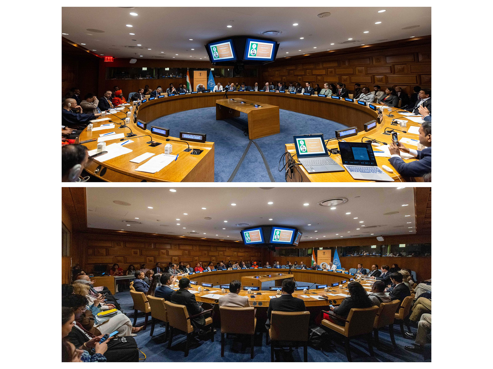 India commemorates 135th birth anniversary of BR Ambedkar at UN HQ in New York (Photo/X@IndiaUNNewYork)