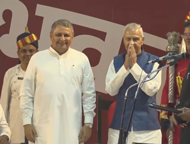 Bihar Deputy CMs  Bijendra Prasad Yadav and Vijay Kumar Choudhary (Bihar I&PR Dept)