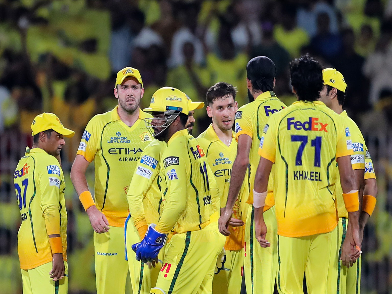 CSK players (Photo: ANI)