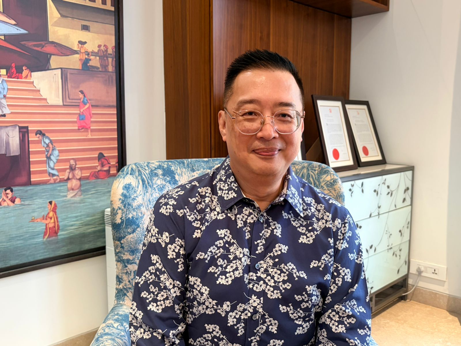 Singapore's High Commissioner to India, Simon Wong (Photo/ANI)