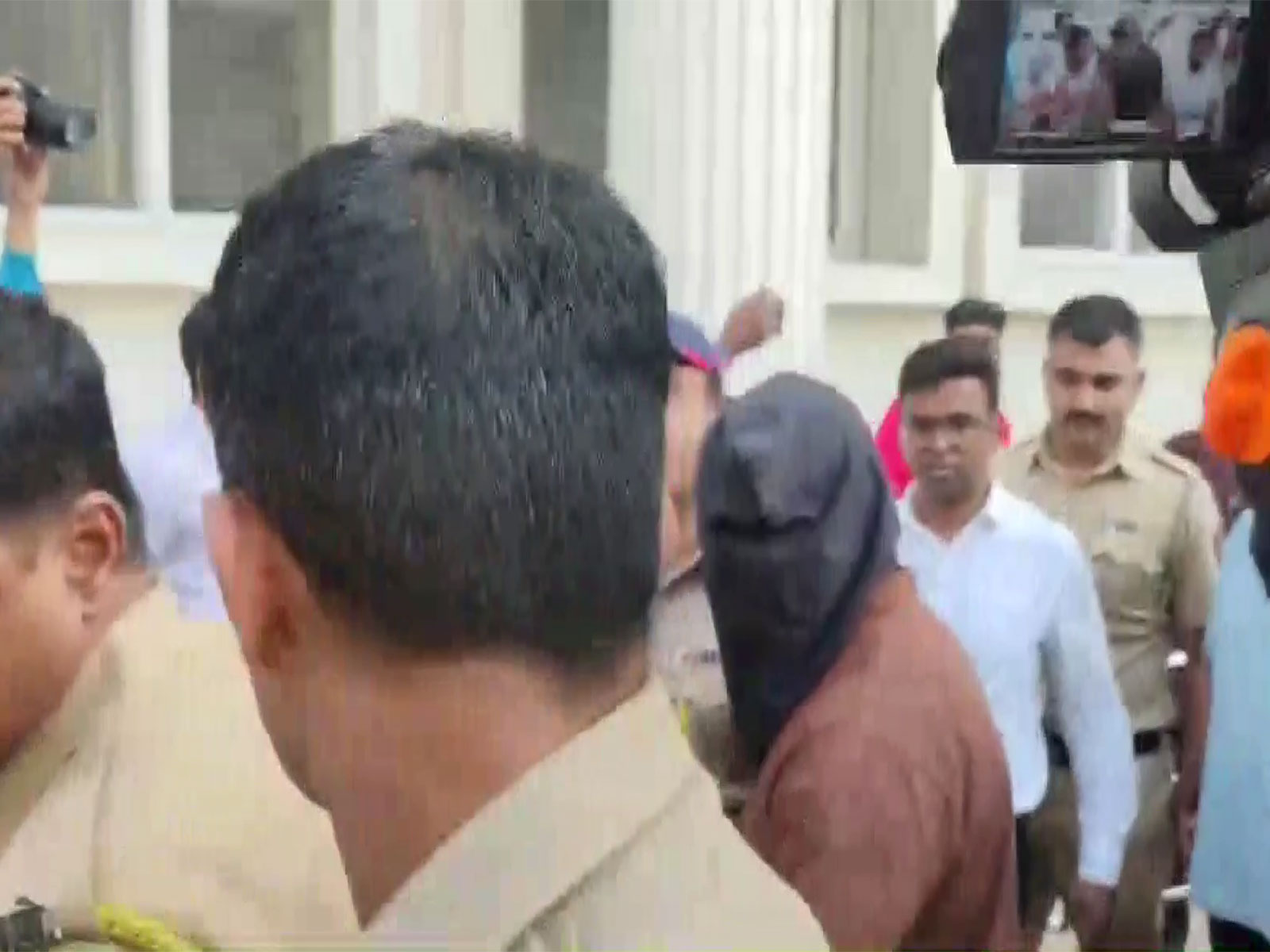 Alleged accused in Nashik harassment case in custody (Photo/ANI)