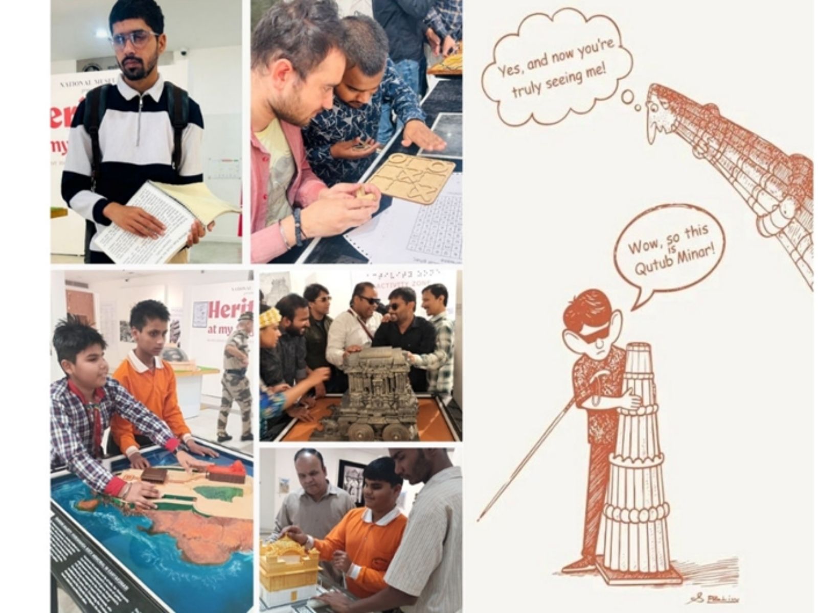 Saksham pioneers inclusion with India's first accessible cultural gallery at the National Museum.