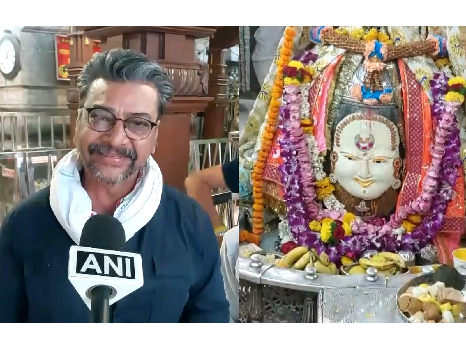 Actor Raj Premi attends Bhasma Aarti (Photo/ANI)