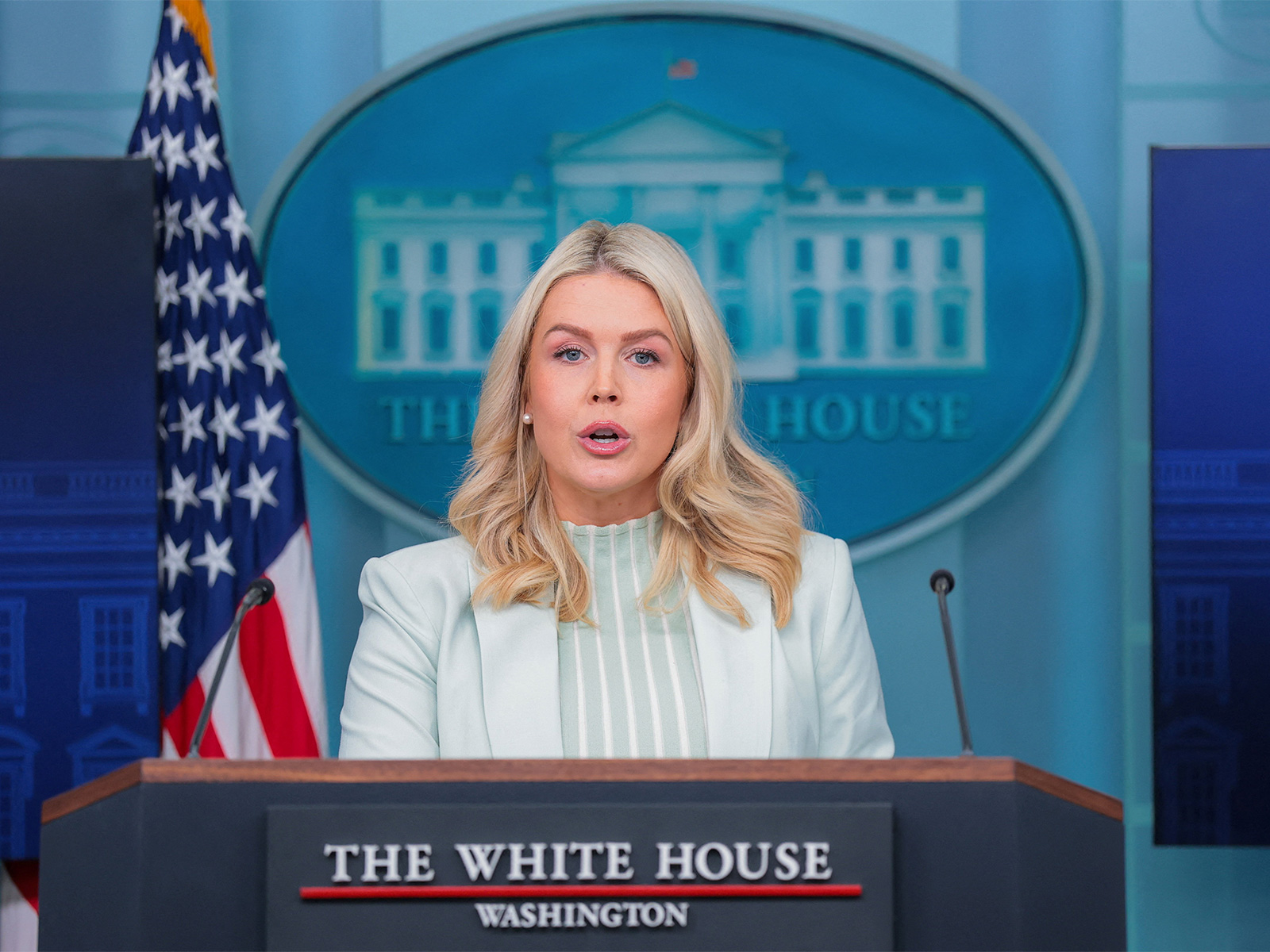 The White House Press Secretary Karoline Leavitt (Photo/Reuters)