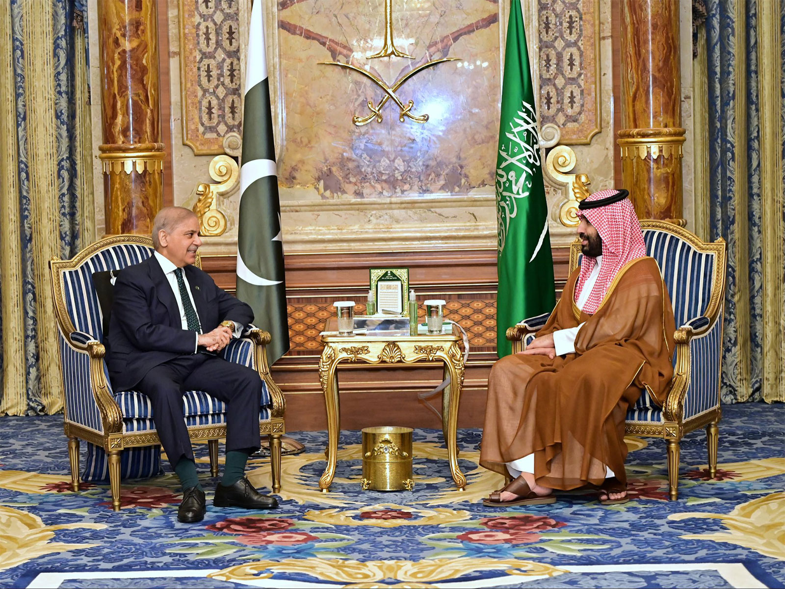 Pak PM meeting with Saudi Crown Prince (Photo/X@CMShehbaz)