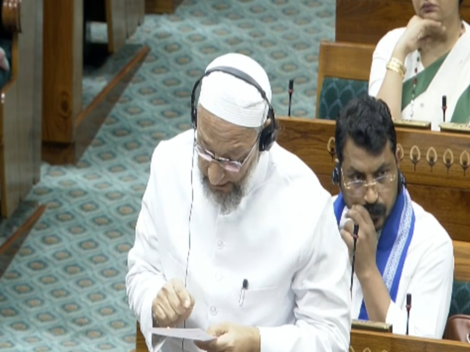 AIMIM chief Asaduddin Owaisi (Photo/SansadTV)