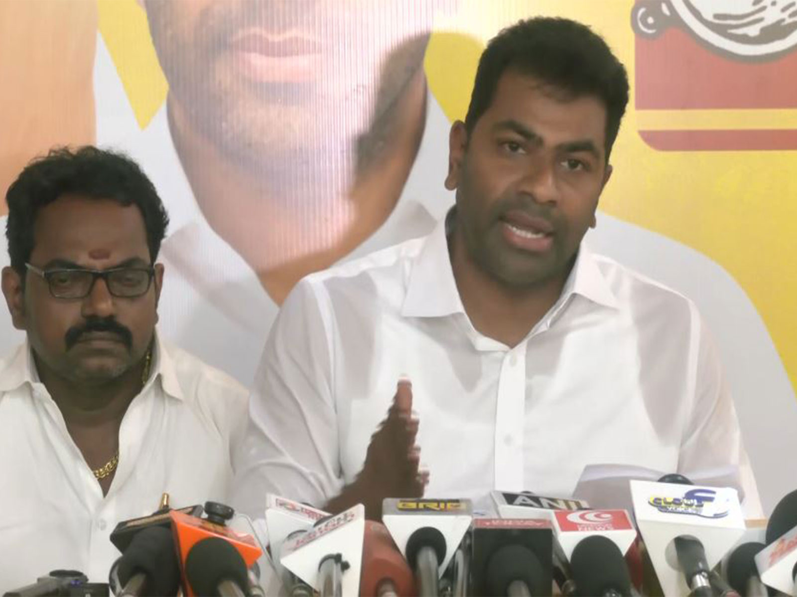 TVK General Secretary of Campaign Management Aadhav Arjuna (Photo/ANI)