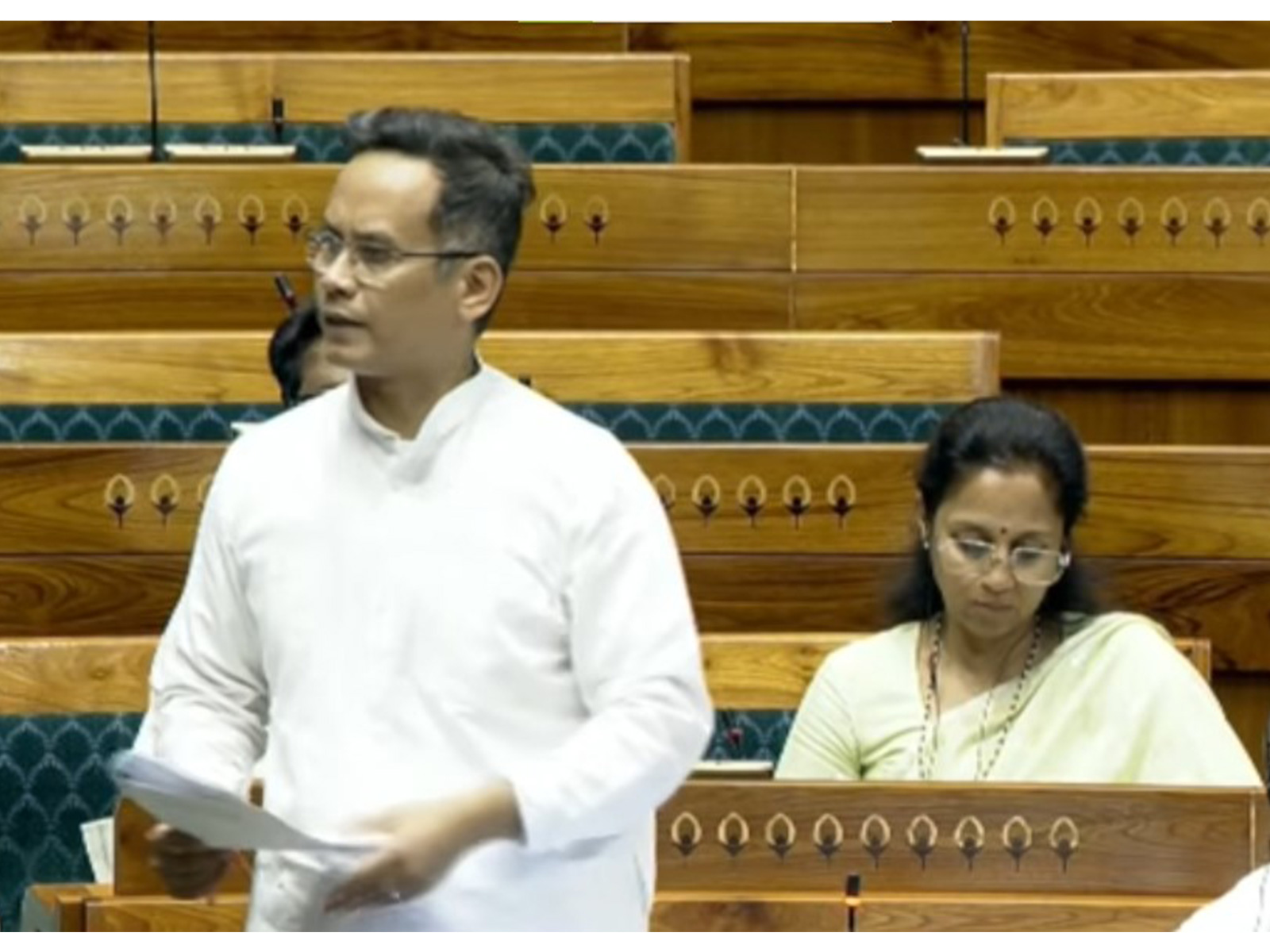 Congress MP Gaurav Gogoi (Photo/SansadTV)