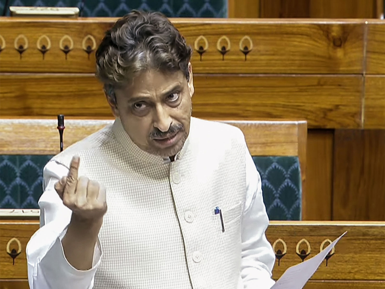 Congress MP Imran Masood (Photo/Sansad TV)
