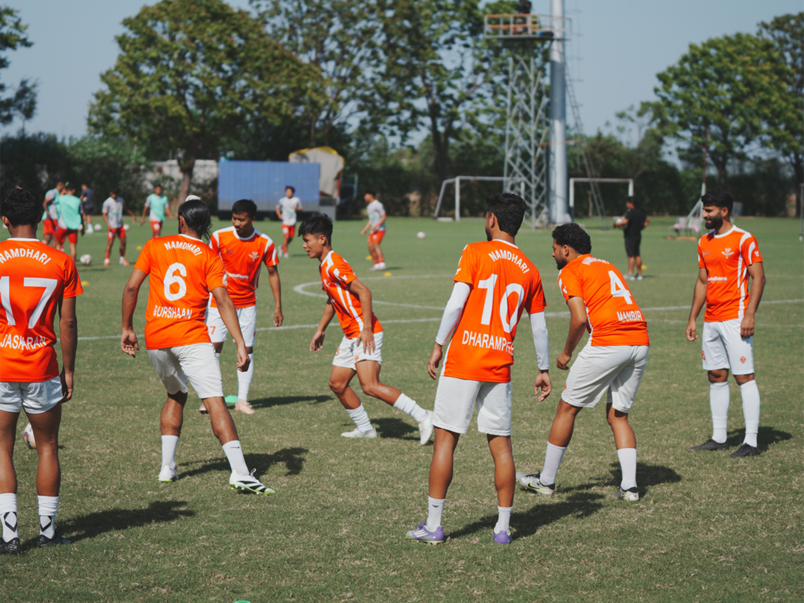 Namdhari FC players training. (Photo: IFL)