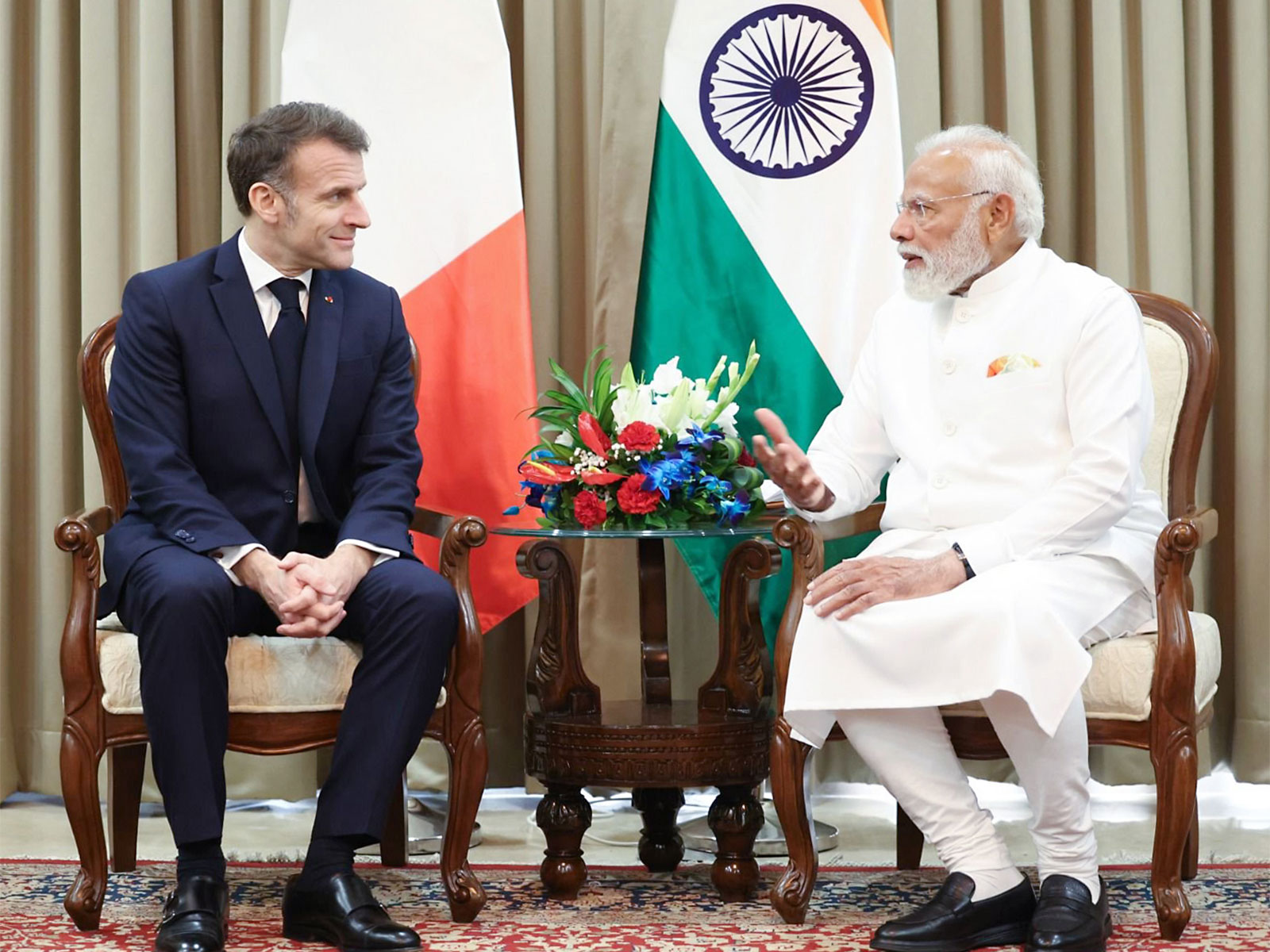 French President Emmanuel Macron and Prime Minister Narendra Modi (File Photo/X@narendramodi)