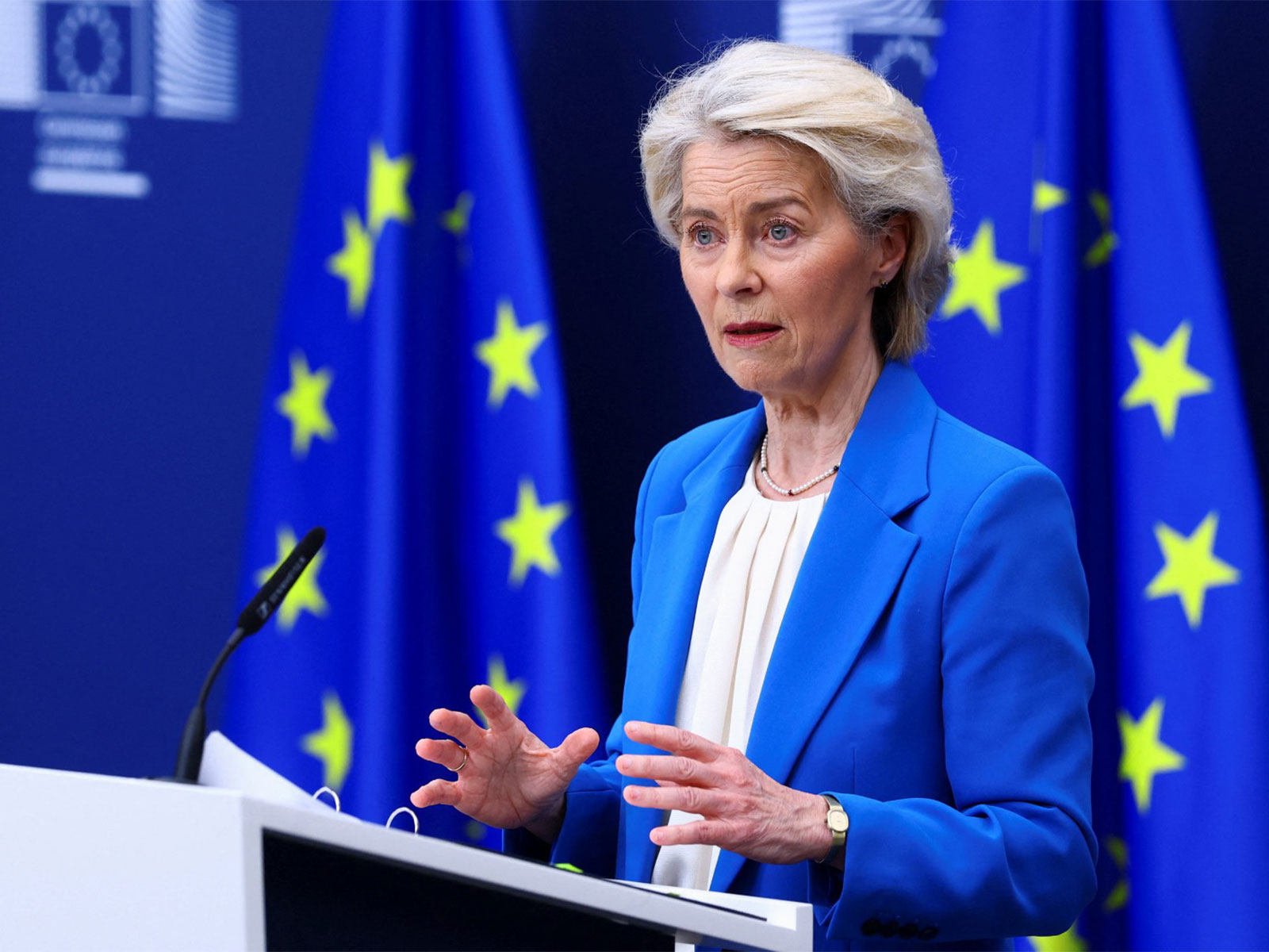 EU Commission President Ursula von der Leyen (Photo/Reuters)