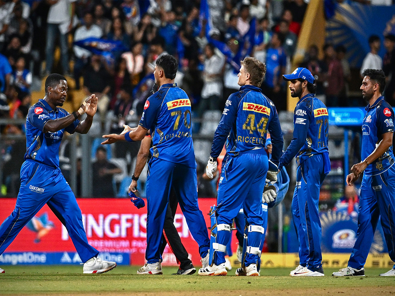 Mumbai Indians players (Photo: ANI)