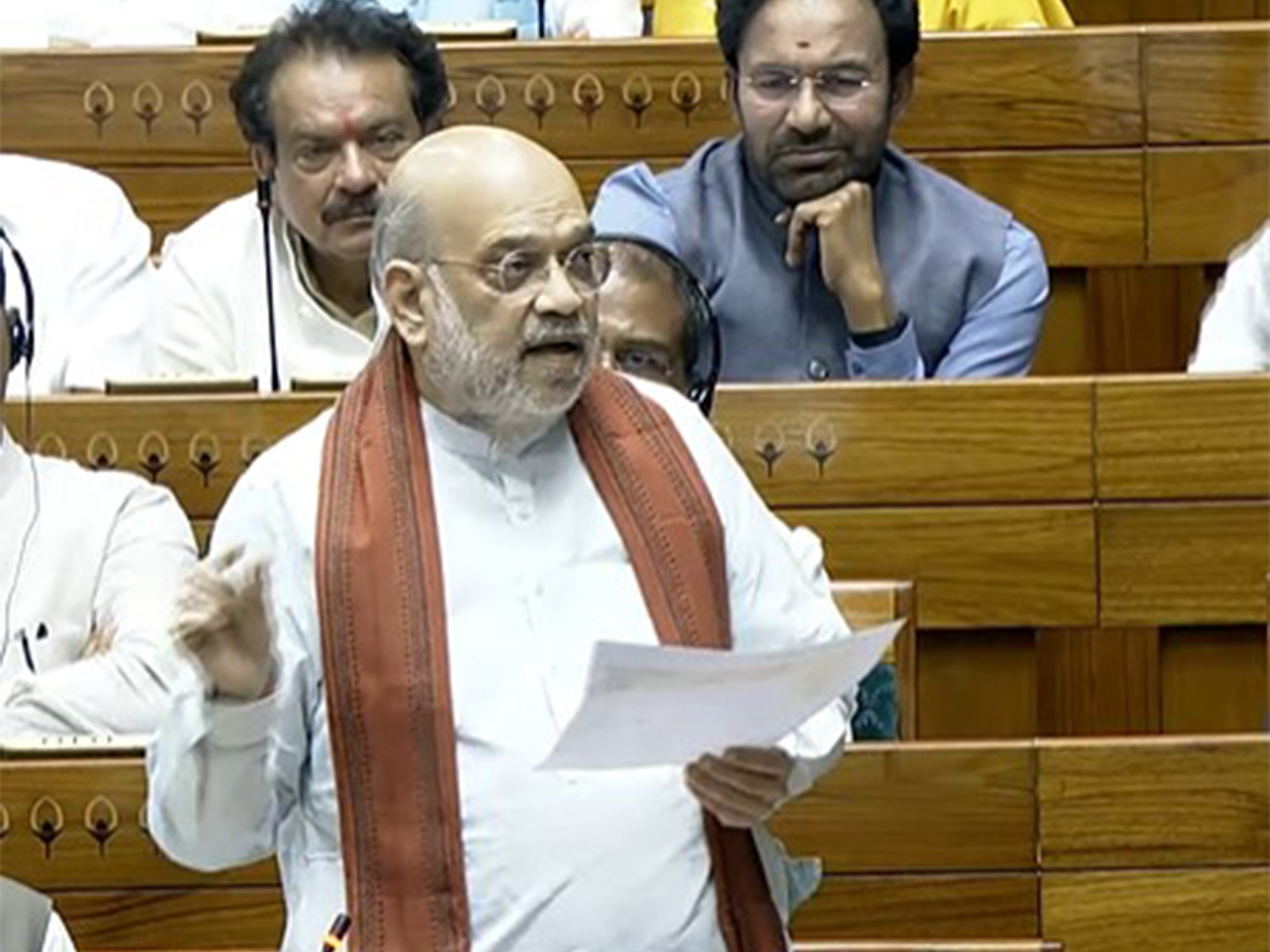  Union Home Minister Amit Shah (Photo/SansadTV)