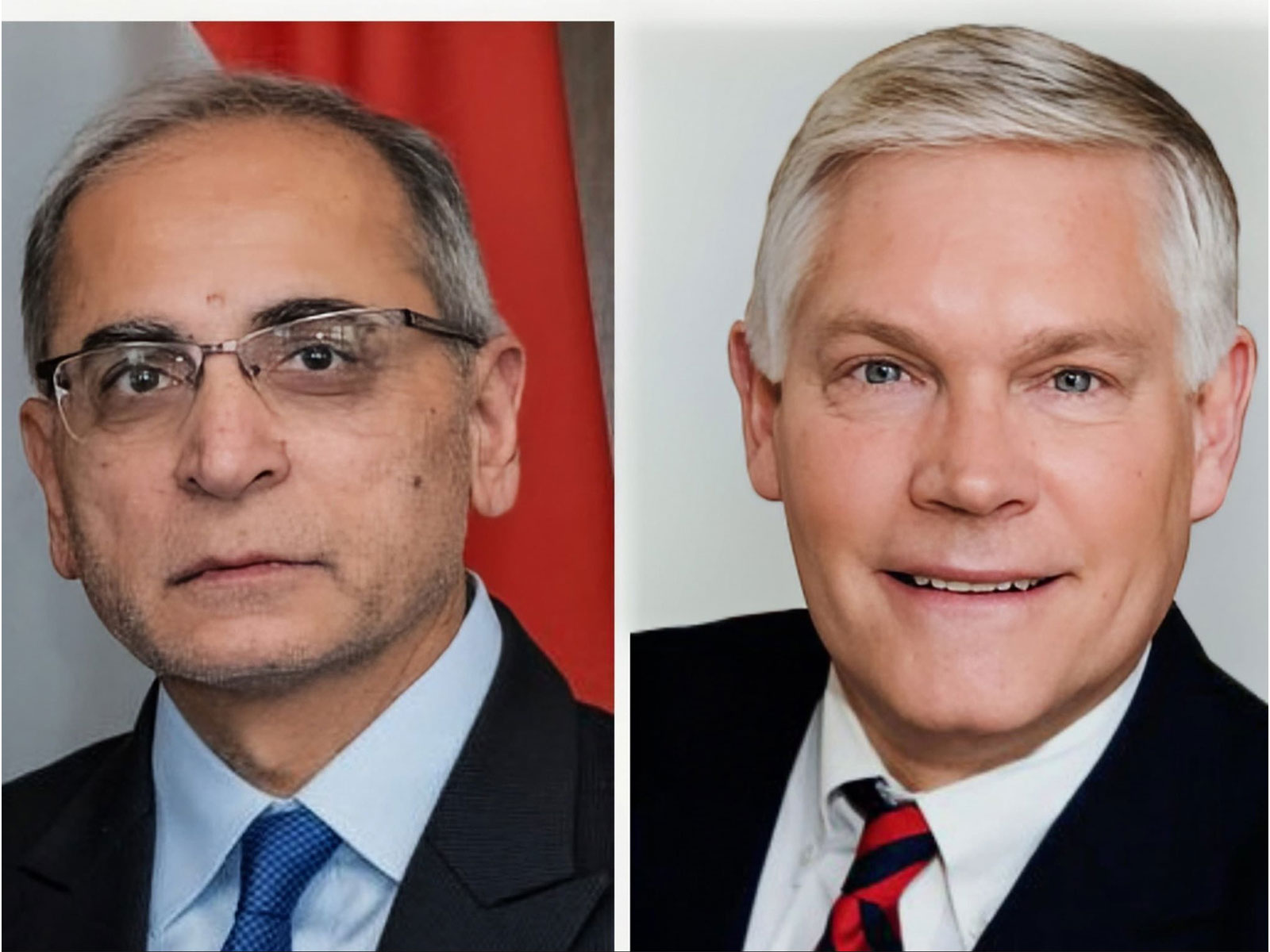 India's Ambassador to the United States, Vinay Mohan Kwatra and US Congressman Pete Sessions (Photo/X/@AmbVMKwatra)