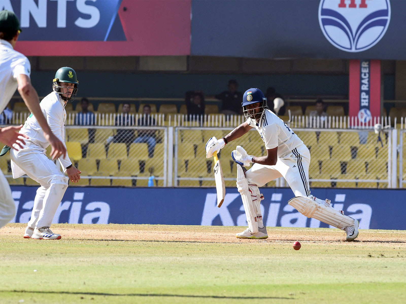 India and South Africa Test team players in action during a match (Photo: ANI)