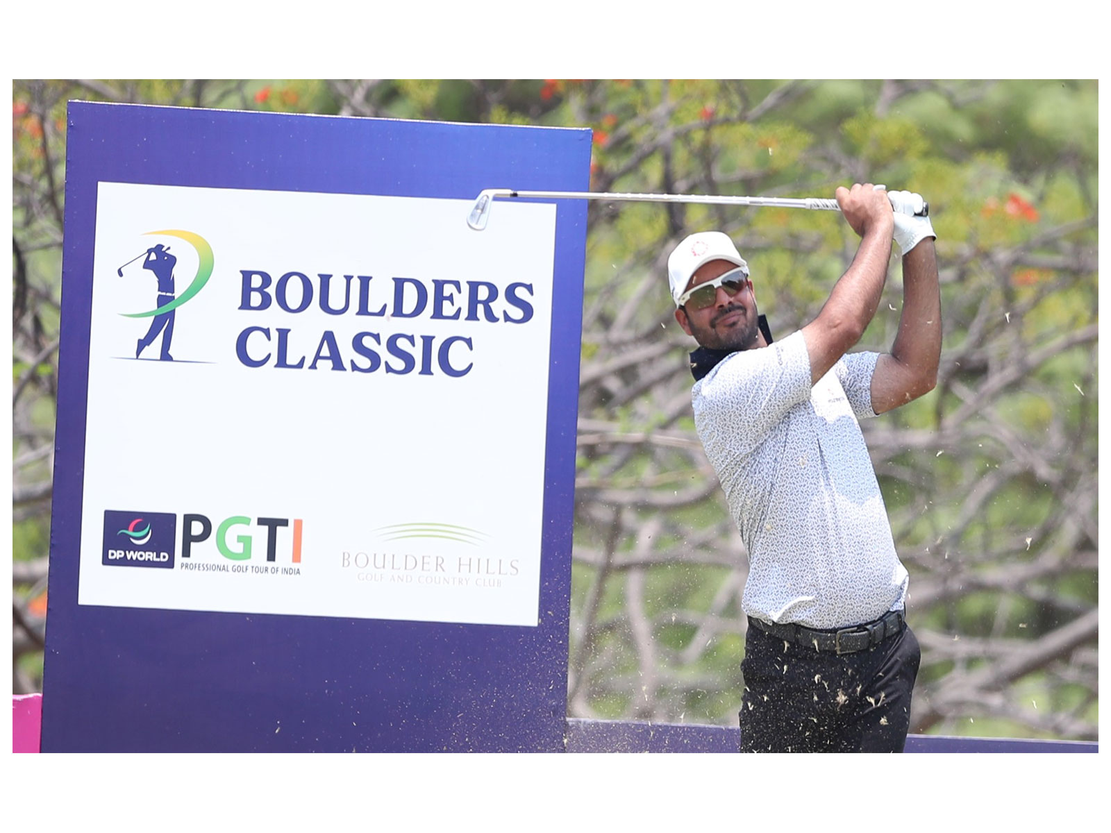 Shubhankar Sharma in action during Boulders Classic 2026 (Image: PGTI)