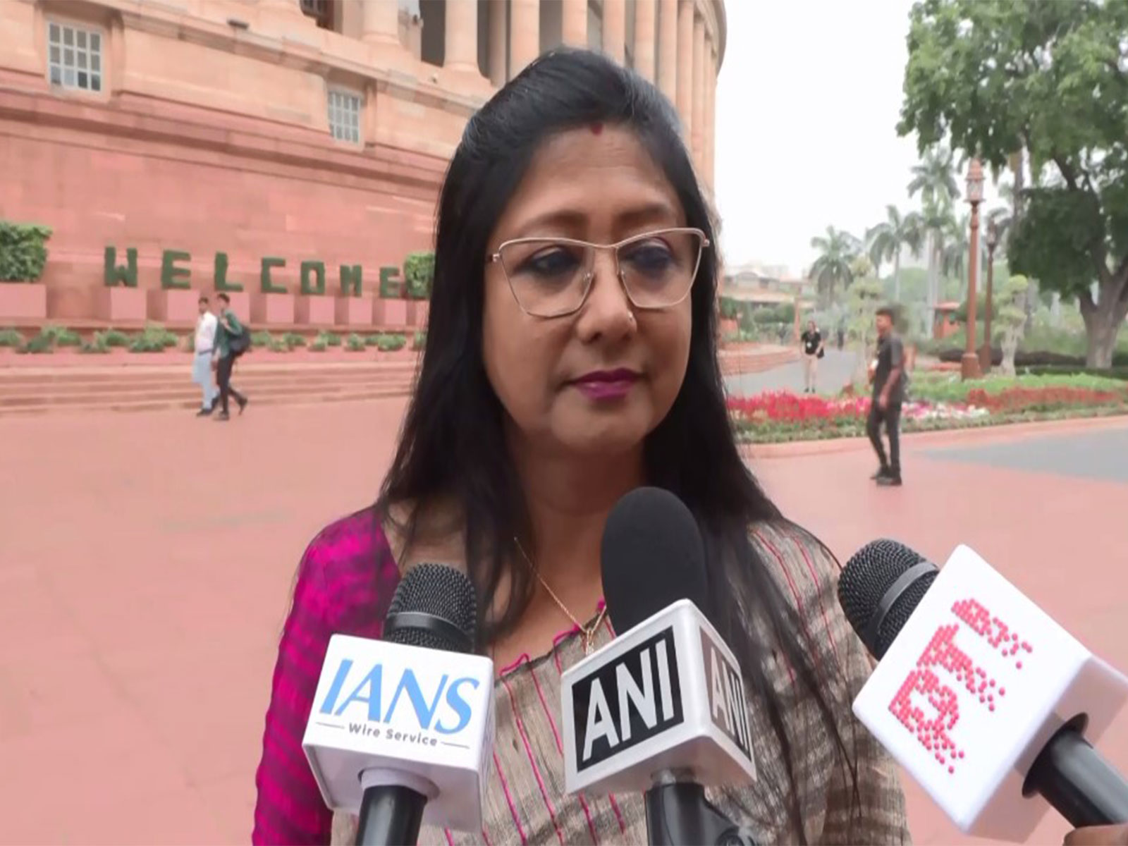 JMM MP Mahua Maji (Photo/ANI)