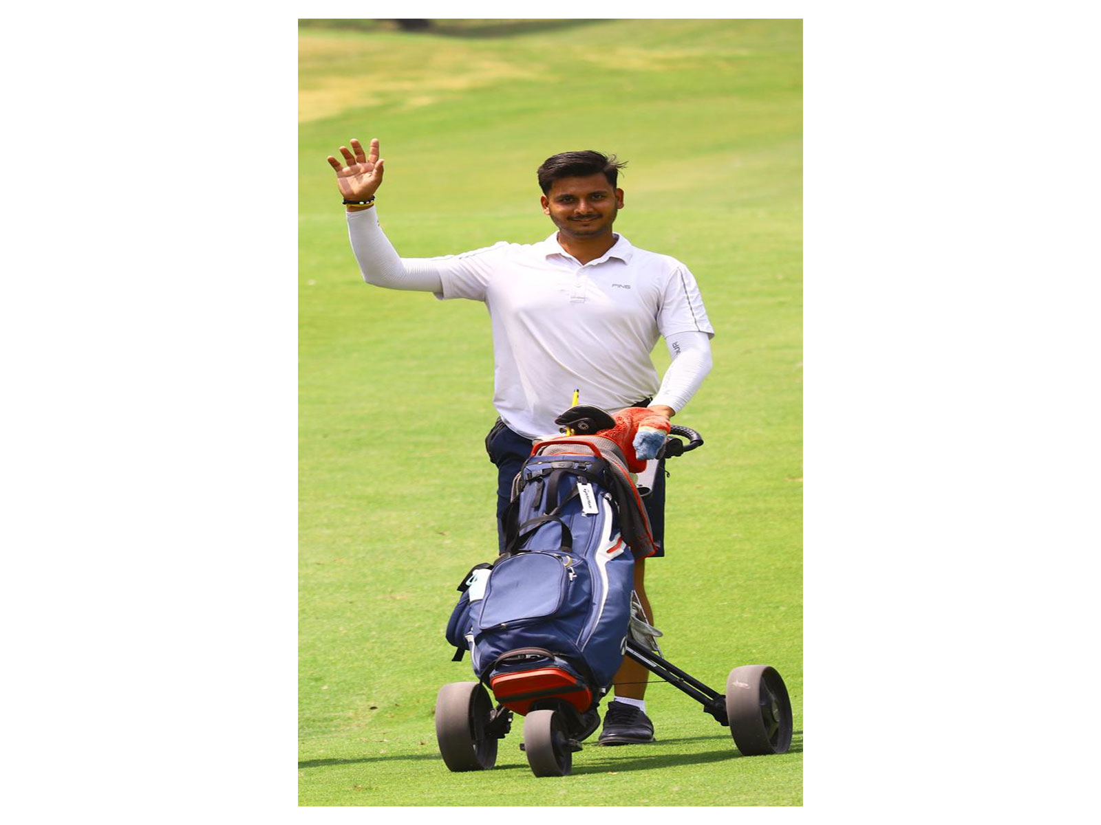 Deepak Yadav during IGU Telangana Amateur Golf Championship (Image: IGU media) 
