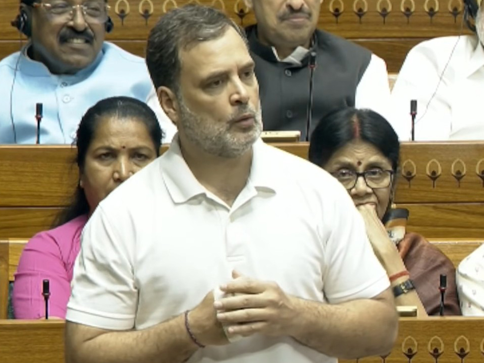  Congress MP Rahul Gandhi (Photo/Sansad TV)