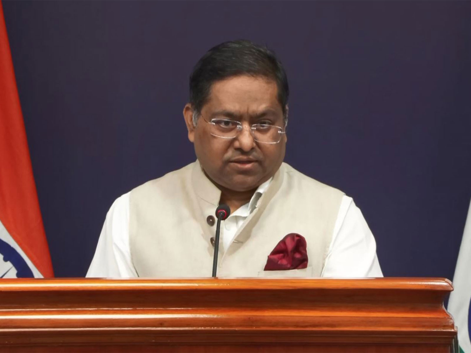 MEA Spokesperson Randhir Jaiswal (Photo/YouTube/MEAIndia)