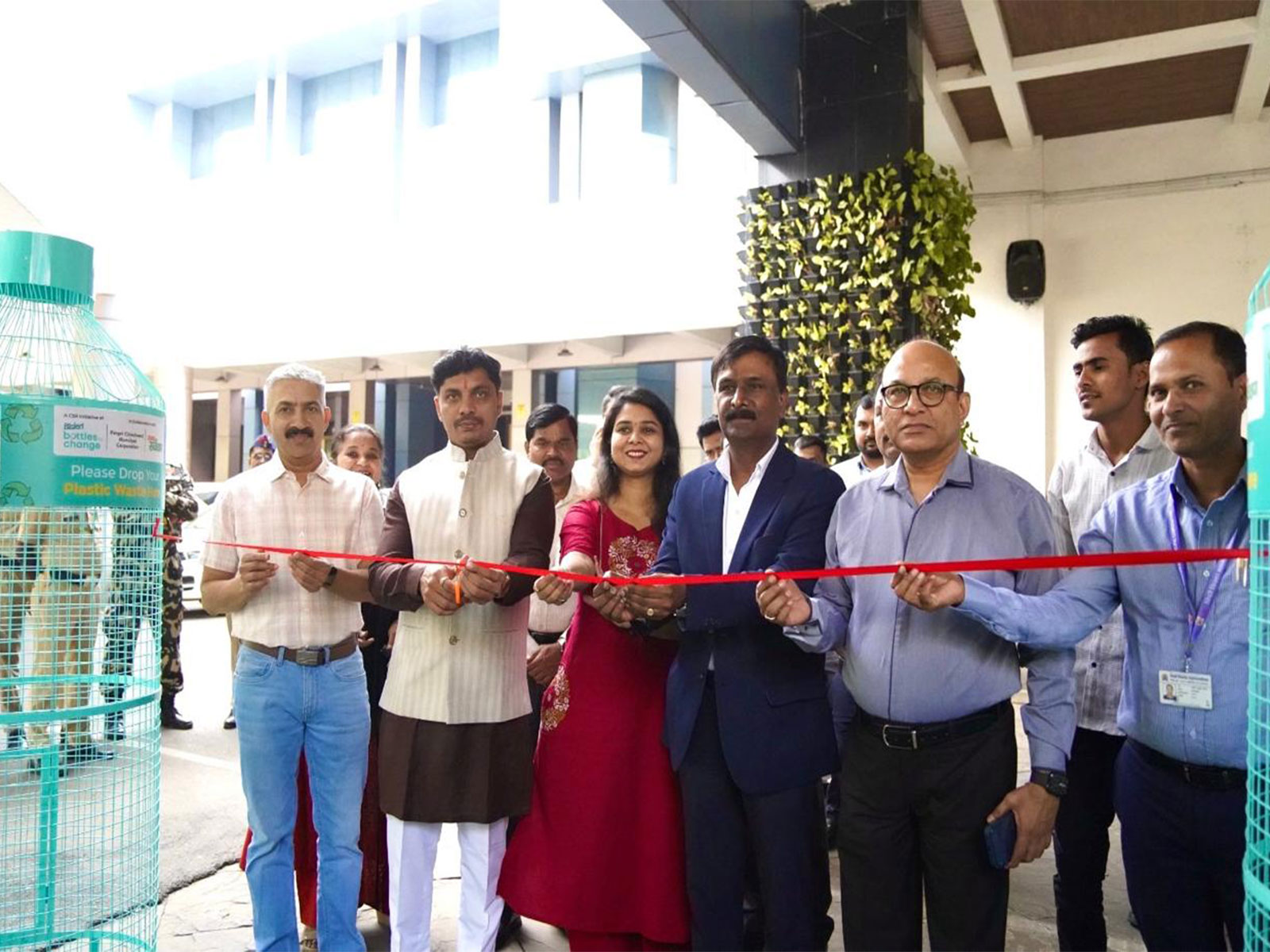 As part of the Greener Promise campaign, Bisleri has installed benches made from recycled plastic and plastic collection bins at the Pimpri-Chinchwad Municipal Corporation (PCMC)