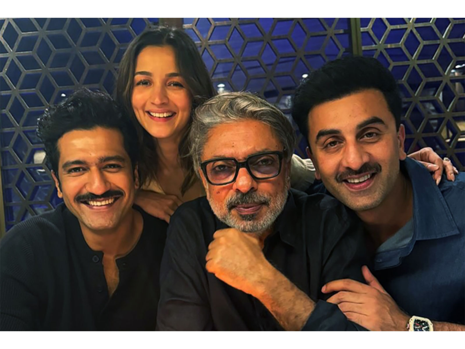 Vicky Kaushal, Alia Bhatt, Sanjay Leela Bhansali, Ranbir Kapoor (Photo/Instagram/@bhansaliproductions)