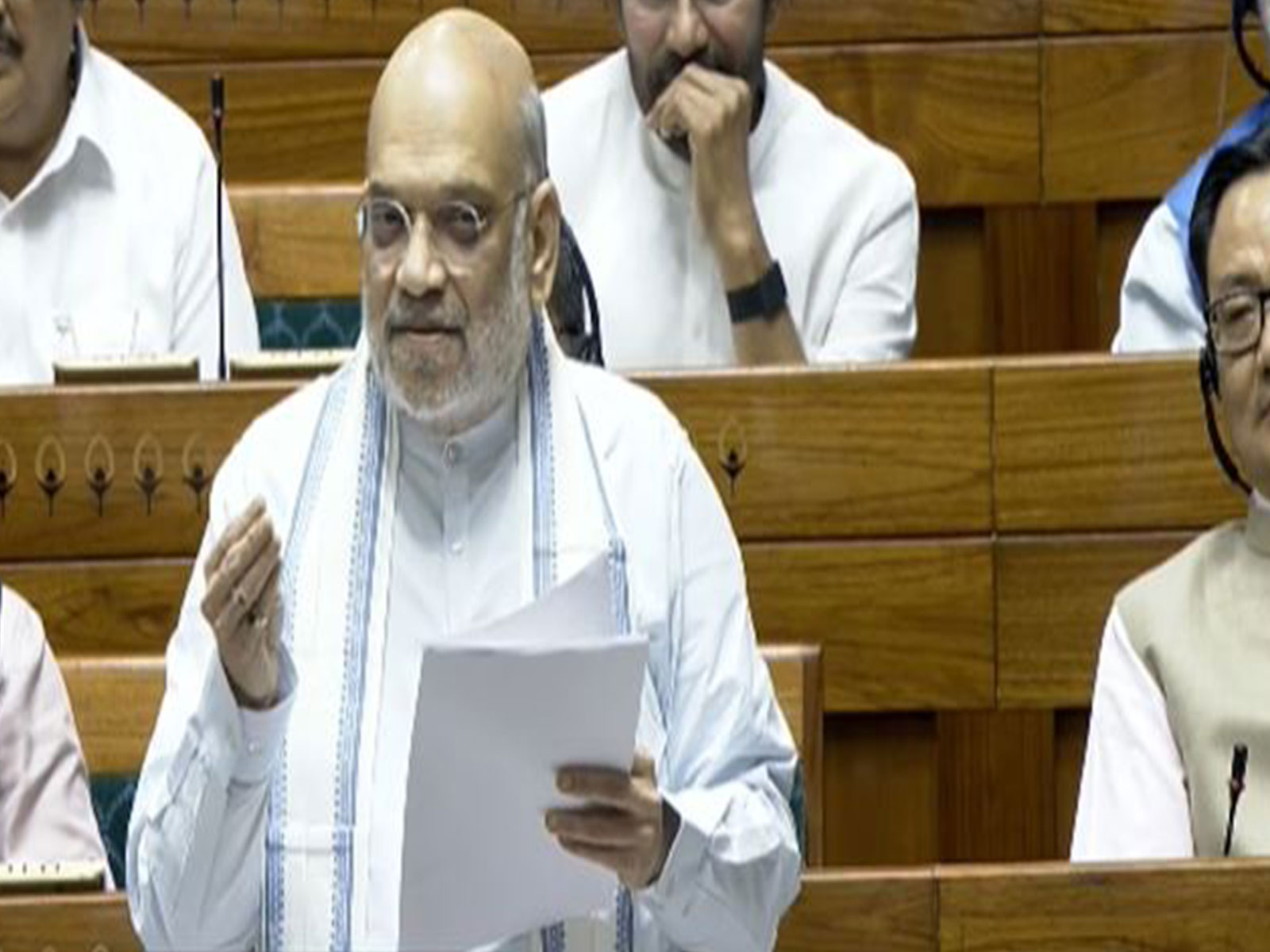 Home Minister Amit Shah (Photo/Sansad TV)