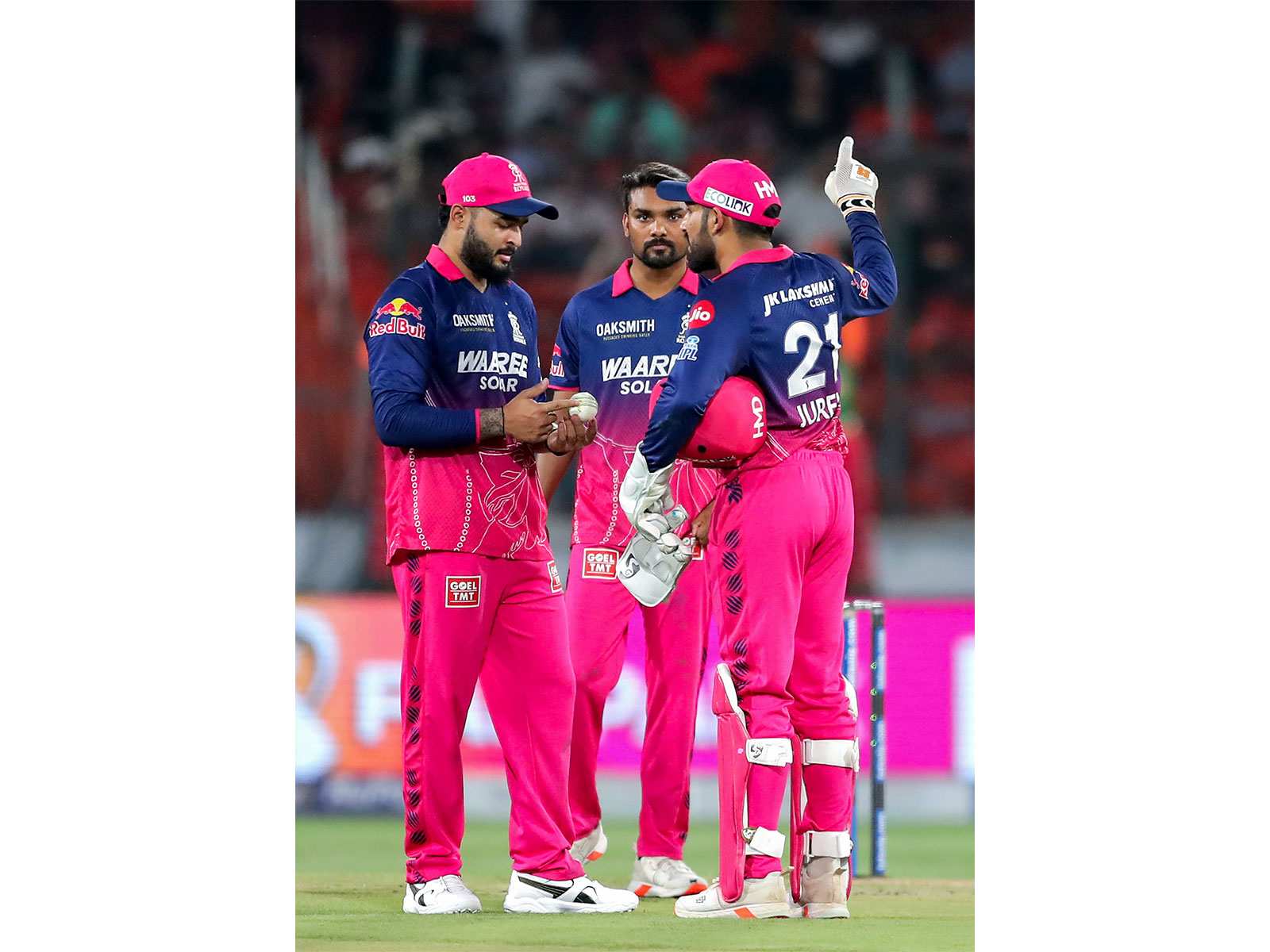 Rajasthan Royals' players. (Photo/ANI)