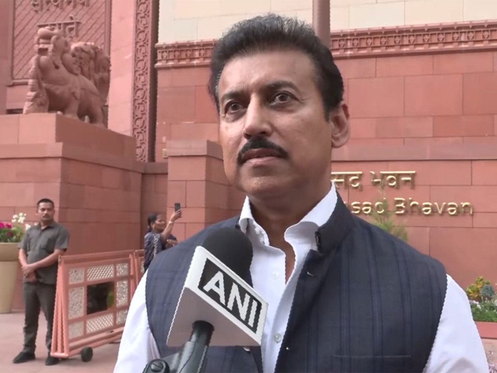 Rajasthan minister Rajyavardhan Singh Rathore (Photo/ANI)